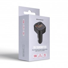 Автомобильный FM-трансмиттер ArmorStandart ASF1 18W QC3.0 2USB black (ARM82826)