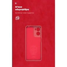 Чехол накладка ArmorStandart TPU ICON для Motorola G05 / E15 Camera cover Dark Red (ARM82985)