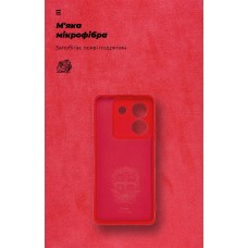 Чехол накладка ArmorStandart TPU ICON для Xiaomi Poco M7 Pro 5G Camera cover Red (ARM83150)