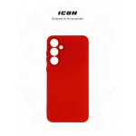 Чехол накладка ArmorStandart TPU ICON для Samsung A55 5G (A556) Camera Cover Red (ARM83169)