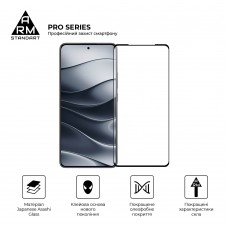 Защитное стекло ArmorStandart Pro для Xiaomi Redmi Note 14 5G Black (ARM83175)