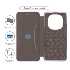 Чехол книжка ArmorStandart PU G-Case для Xiaomi Redmi Note 14 Pro 4G Lilac (ARM83382)