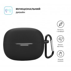Чехол ArmorStandart TPU Hang для кейса наушников Xiaomi Redmi Buds 6 Pro Black (ARM83394)