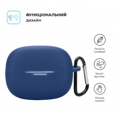 Чехол ArmorStandart TPU Hang для кейса наушников Xiaomi Redmi Buds 6 Pro Dark Blue (ARM83395)