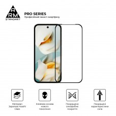 Защитное стекло ArmorStandart Pro для Google Pixel 9a Black (ARM83564)