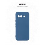 Чехол накладка ArmorStandart TPU Icon для Google Pixel 9a Camera cover Dark Blue (ARM83647)