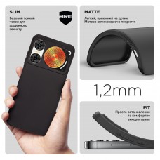 Чехол накладка TPU Armorstandart Matte Slim Fit для ZTE Nubia Music 2 Black (ARM83654)
