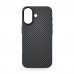 Чехол накладка ArmorStandart PC LikeCarbon2 MagCase для Apple iPhone 16 Black (ARM83810)