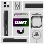 Чехол накладка ArmorStandart TPU Unit MagSafe для Apple iPhone 16e Black (ARM83874)