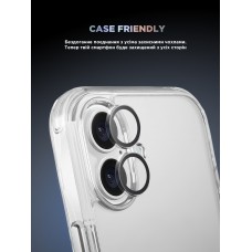 Защитное стекло для камеры ArmorStandart Supreme BI для iPhone 16e Clear (ARM84427)