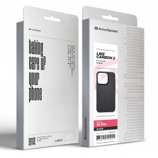 Чехол Чехол накладка ArmorStandart PC LikeCarbon2 MagCase для Apple iPhone 14 Pro Black (ARM84500)