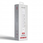 Сетевой фильтр ArmorStandart A-PS42 1.8m 4 Розетки 1USB 1Type-C PD 20W 16A White (ARM84666)