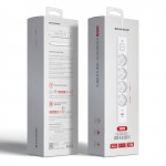 Сетевой фильтр ArmorStandart A-PS42 1.8m 4 Розетки 1USB 1Type-C PD 20W 16A White (ARM84666)