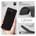 Чехол накладка TPU Armorstandart Matte Slim Fit для Xiaomi Poco C71 4G Camera cover Black (ARM84710)
