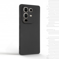 Чехол накладка TPU Armorstandart Matte Slim Fit для Infinix Note 50 Pro 4G Camera cover Black (ARM84733)
