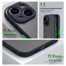 Чехол накладка ArmorStandart PC Frosted Matte для Xiaomi Redmi Note 14S 4G Navy Blue (ARM85110)