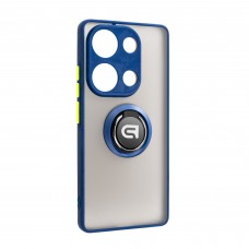 Чехол накладка ArmorStandart PC Frosted Matte Ring для Xiaomi Redmi Note 14S 4G Navy Blue (ARM85113)