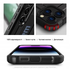 Чехол накладка Armorstandart TPU Panzer для Xiaomi Poco M7 5G Black (ARM85170)