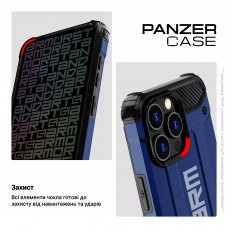 Чехол накладка Armorstandart TPU Panzer для Xiaomi Poco M7 5G Dark Blue (ARM85171)