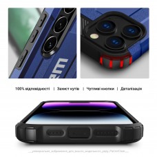 Чехол накладка Armorstandart TPU Panzer для Xiaomi Poco M7 5G Dark Blue (ARM85171)
