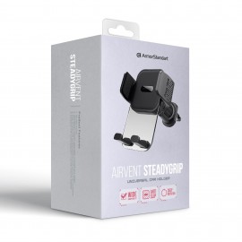 Автодержатель ArmorStandart SteadyGrip Airvent Black (ARM85338) Автодержатель ArmorStandart SteadyGrip Airvent Black (ARM85338)