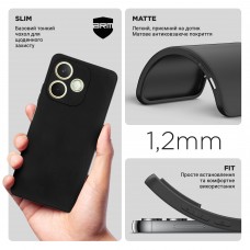 Чехол накладка TPU Armorstandart Matte Slim Fit для Oppo A5 Pro 4G / A5 Pro 5G Camera cover Black (ARM85386)