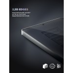 Защитное стекло ArmorStandart Supreme Plus Black Icon для Samsung S25 (ARM85453)