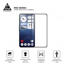 Защитное стекло ArmorStandart Pro для Nothing Phone (3a) / (3a) Pro Black (ARM85466)