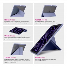 Чехол книжка TPU ArmorStandart Y-Type PEN для Samsung Tab S9 / S9 FE / S10 FE Purple (ARM85523)