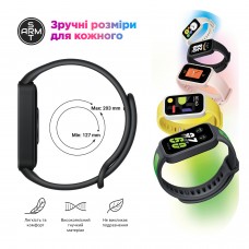 Ремешок TPU ArmorStandart для Xiaomi Smart Band 9 Active / Redmi Smart Band 3 Black (ARM85579)