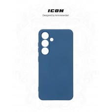 Чехол накладка ArmorStandart TPU Icon для Samsung S24 Camera cover Dark Blue (ARM85666)