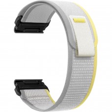 Ремешок Nylon ArmorStandart Trail для Garmin 22 mm Beige/Yellow (ARM85695)