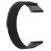 Ремешок Metal ArmorStandart Milanese Magnetic для Garmin 22 mm Black (ARM85718)