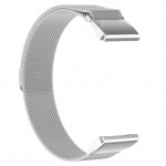 Ремешок Metal ArmorStandart Milanese Magnetic для Garmin 20 mm Silver (ARM85722)
