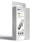 USB HUB ArmorStandart Angle Type-C-HDMI-RJ45-USB-SD 2USB Grey (ARM86022)