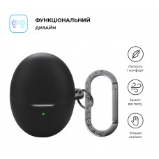 Чехол ArmorStandart TPU Hang для кейса наушников Huawei FreeBuds 6 Black (ARM86142)
