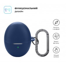 Чехол ArmorStandart TPU Hang для кейса наушников Huawei FreeBuds 6 Dark Blue (ARM86143)
