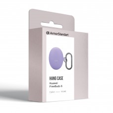 Чехол ArmorStandart TPU Hang для кейса наушников Huawei FreeBuds 6 Violet (ARM86144)