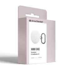 Чехол ArmorStandart TPU Hang для кейса наушников Huawei FreeBuds 6 White (ARM86145)
