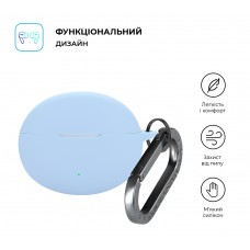 Чехол ArmorStandart TPU Hang для кейса наушников Oppo Enco Free4 Light Blue (ARM86147)