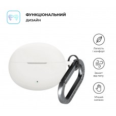 Чехол ArmorStandart TPU Hang для кейса наушников Oppo Enco Free4 White (ARM86148)