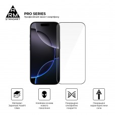 Защитное стекло ArmorStandart Pro для Apple iPhone 17 / 16 Pro (ARM86210)