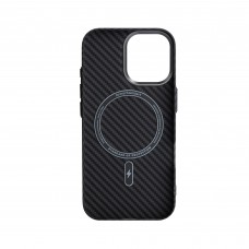 Чехол накладка ArmorStandart PC LikeCarbon2 MagCase для Apple iPhone 17 Carbon Black (ARM86257)