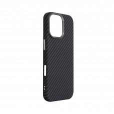 Чехол накладка ArmorStandart PC LikeCarbon2 MagCase для Apple iPhone 17 Carbon Black (ARM86257)