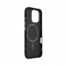 Чехол накладка ArmorStandart PC LikeCarbon2 MagCase для Apple iPhone 17 Carbon Black (ARM86257)