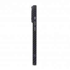 Чехол накладка ArmorStandart PC LikeCarbon2 MagCase для Apple iPhone 17 Pro Carbon Black (ARM86258)