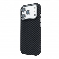 Чехол накладка ArmorStandart PC LikeCarbon2 MagCase для Apple iPhone 17 Pro Max Carbon Black (ARM86259)