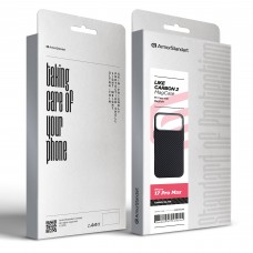 Чехол накладка ArmorStandart PC LikeCarbon2 MagCase для Apple iPhone 17 Pro Max Carbon Black (ARM86259)