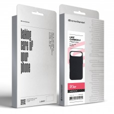Чехол накладка ArmorStandart PC LikeCarbon2 MagCase для Apple iPhone 17 Air Carbon Black (ARM86260)
