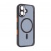 Чехол накладка ArmorStandart TPU Unit MagCase SE для Apple iPhone 17 Black Orange (ARM86314)